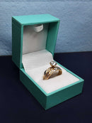 Ring - Engagement Set - Yellow Gold 14k (.585) 4.6 grams Size 7