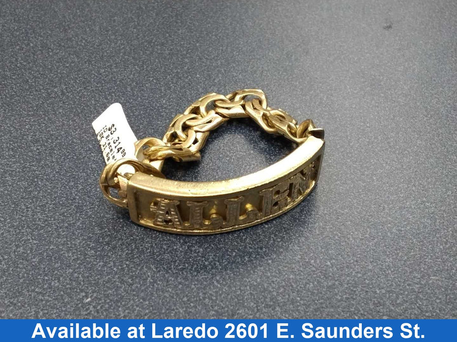 ID Bracelet - Yellow Gold 10k (.417) 31.6 grams 6 inch