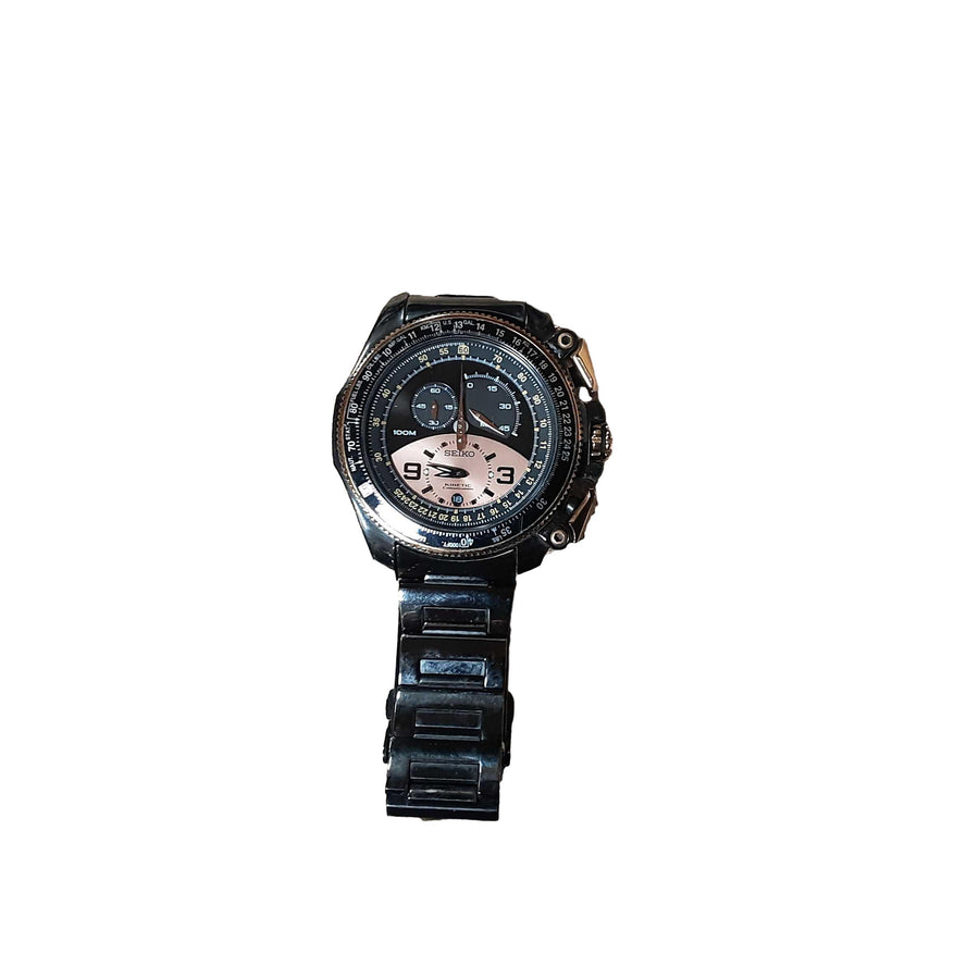Seiko 7l22-0ba0 Black Regular Watch
