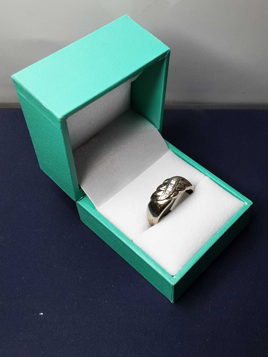 Women's Ring - Anniversary - White Gold 14k (.585) 5.2 grams Size 6.5