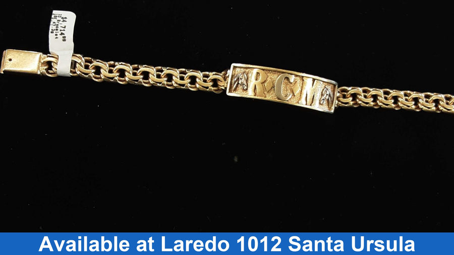 ID Bracelet - Yellow Gold 10k (.417) 47.3 grams 8 inch