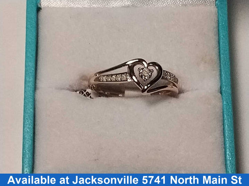Women's Ring - Rose Gold 10k (.417) 1.4 grams Size 7