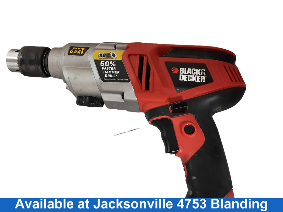 Black & Decker Dr650 Orange Corded Hammer Drill