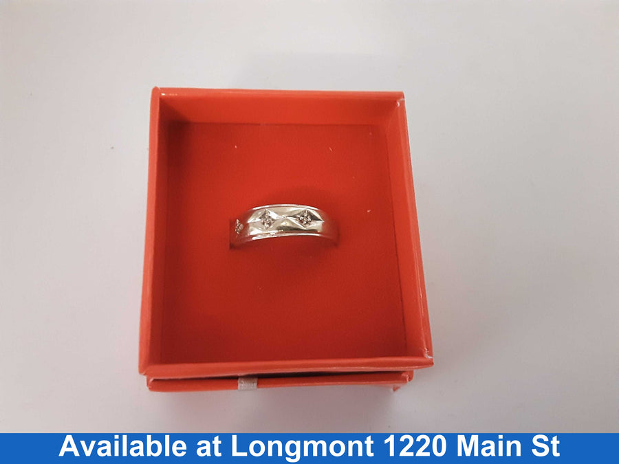 Men's Ring - White Gold 14k (.585) 2.7 grams Size 7