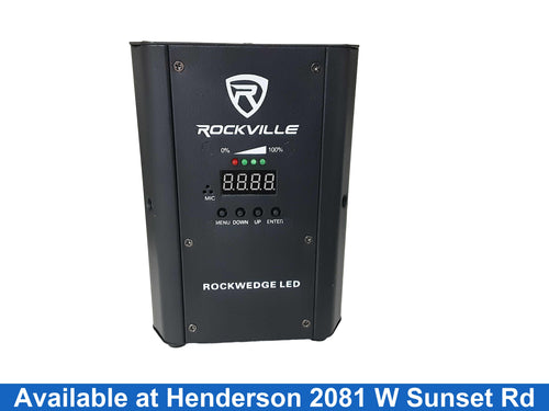 Rockville Rockwedge Led Black DJ Light