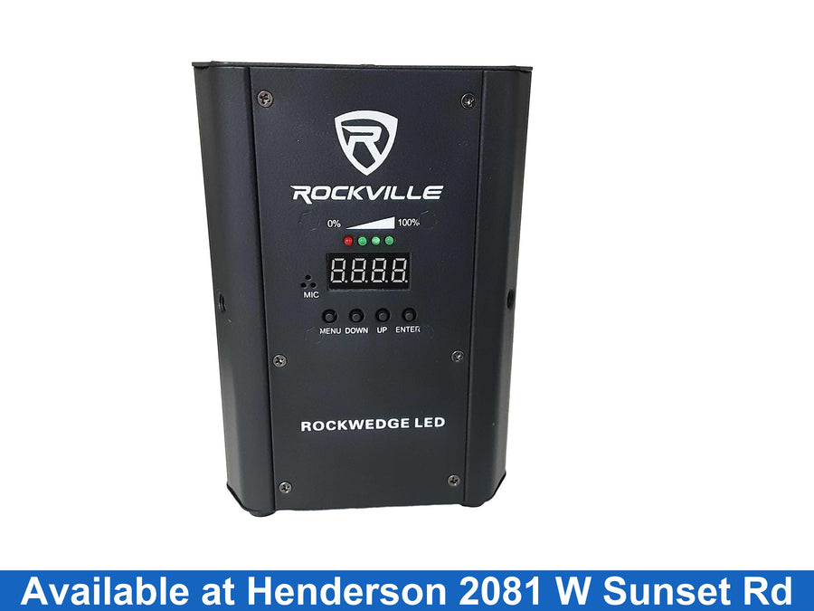 Rockville Rockwedge Led Black DJ Light