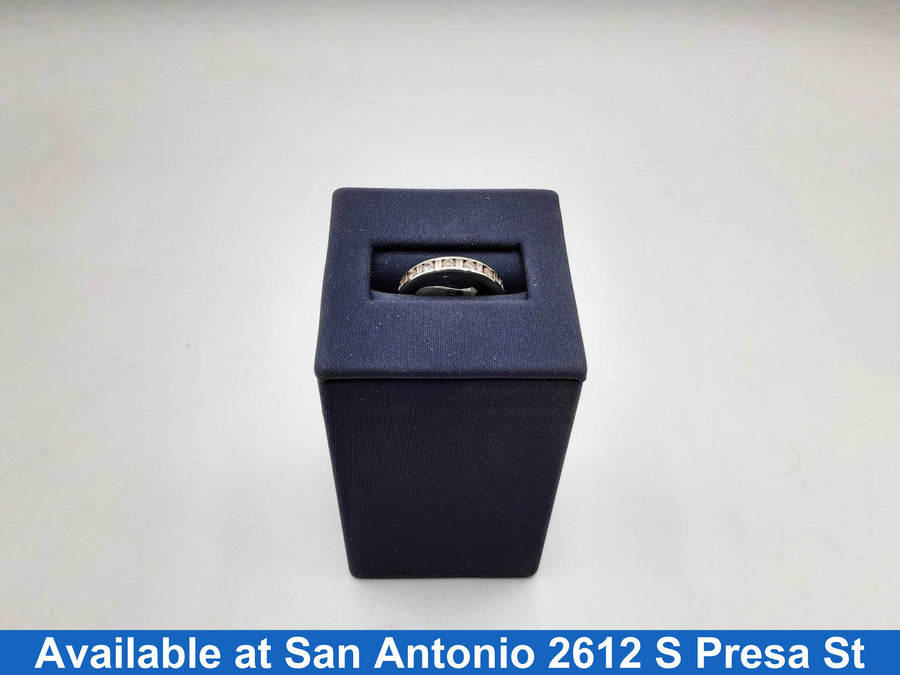 Women's Ring - Anniversary - White Gold 14k (.585) 2 grams Size 20