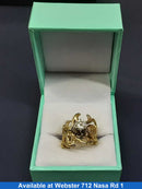Women's Ring - Yellow Gold 14k (.585) 6.4 grams Size 7