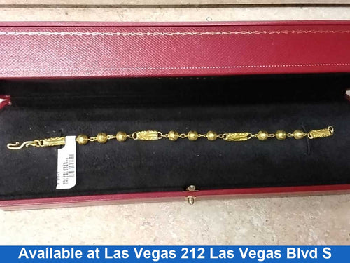 Bracelet - Yellow Gold 22k (.917) 7.5 grams 10 inch
