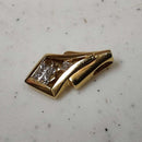 Diamond Pendant - Yellow Gold 18k (.750) 3.3 grams