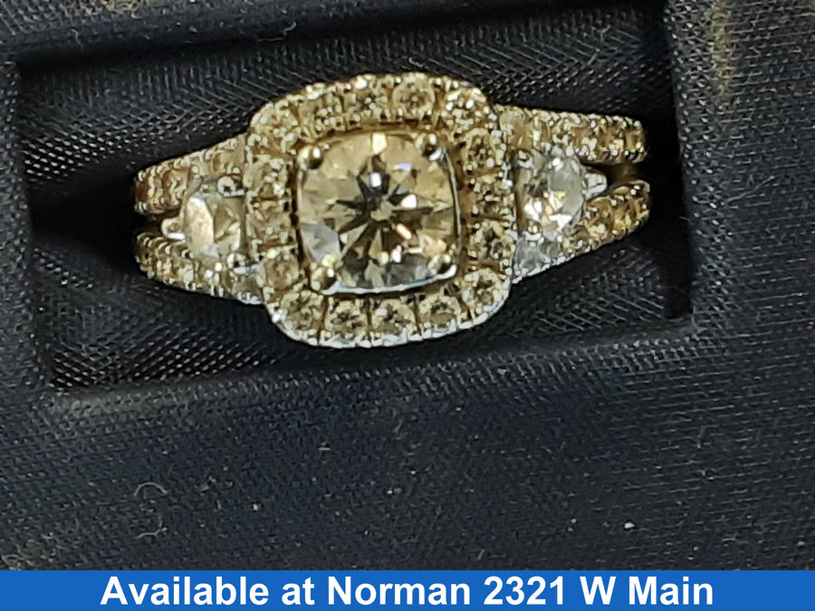 Women's Ring - White Gold 14k (.585) 6.4 grams Size 20