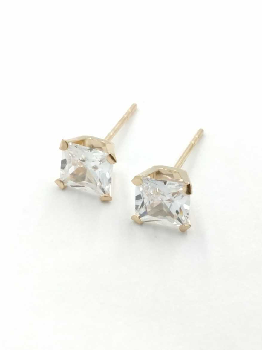 Single Stud Earring - Yellow Gold 10k (.417) 0.6 grams