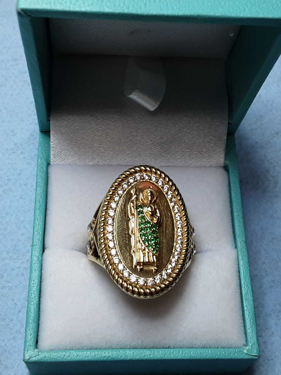 Men's Ring - Yellow Gold 10k (.417) 6 grams Size 8