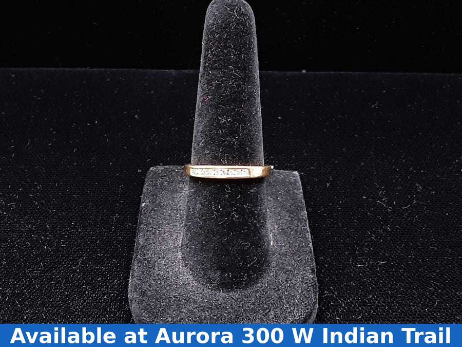 Ring - Wedding Band - Yellow Gold 14k (.585) 1.8 grams Size 5.5