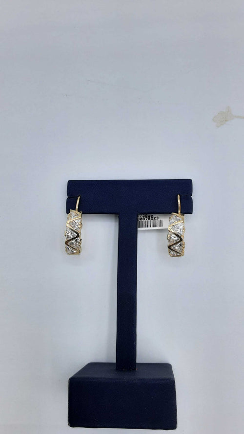 Earrings - Yellow Gold 14k (.585) 6.7 grams