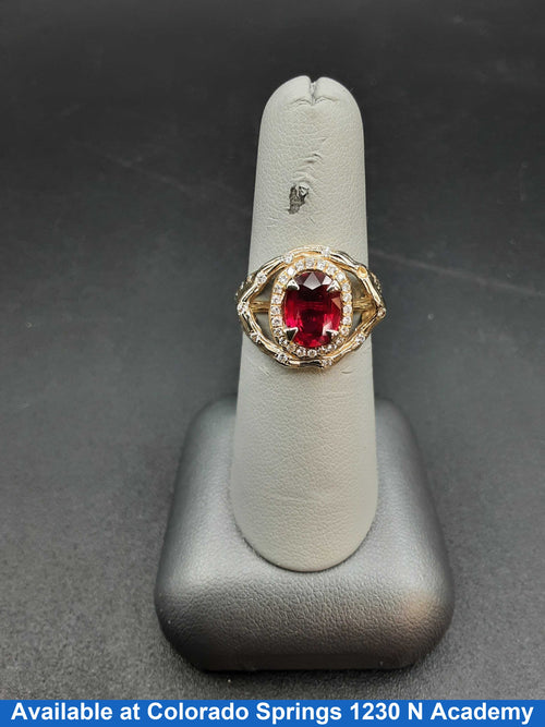 Women's Ring - Yellow Gold 14k (.585) 5.3 grams Size 6