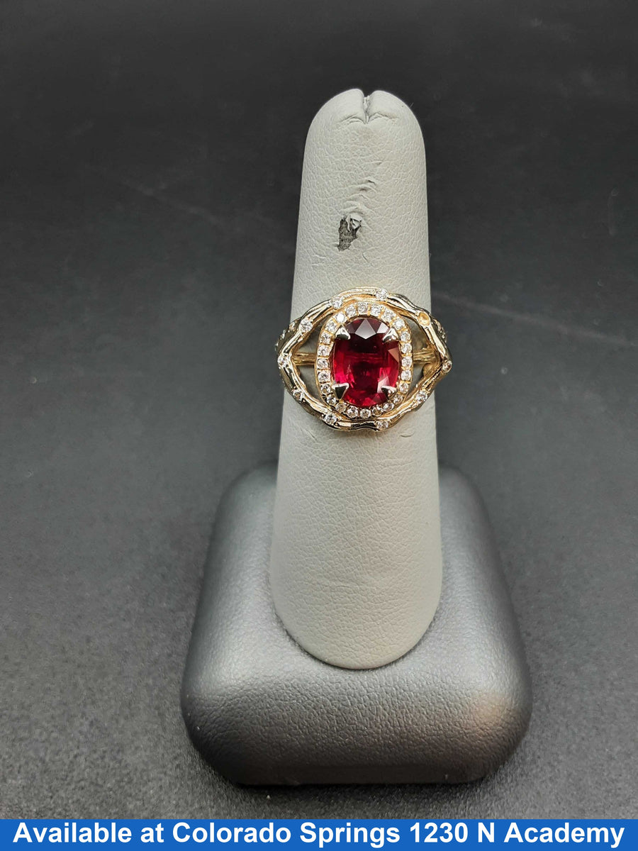 Women's Ring - Yellow Gold 14k (.585) 5.3 grams Size 6