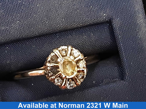 Women's Ring - Yellow Gold 10k (.417) 2.5 grams Size 5.5