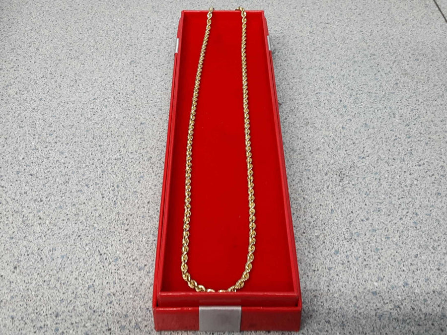 Rope Chain - Yellow Gold 10k (.417) 3.5 grams 18 inch