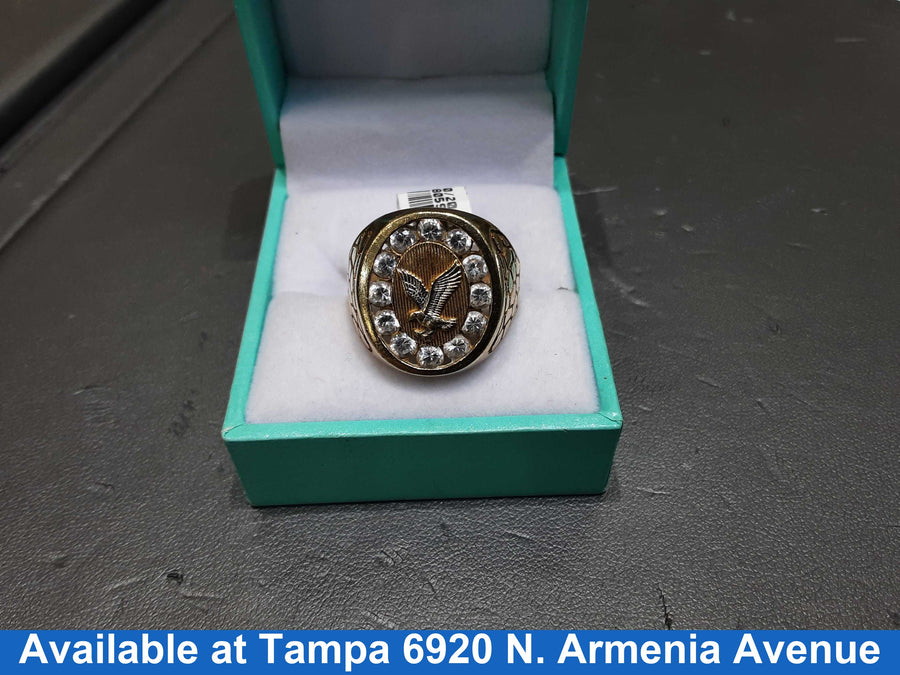 Men's Ring - Yellow Gold 10k (.417) 6.6 grams Size 10
