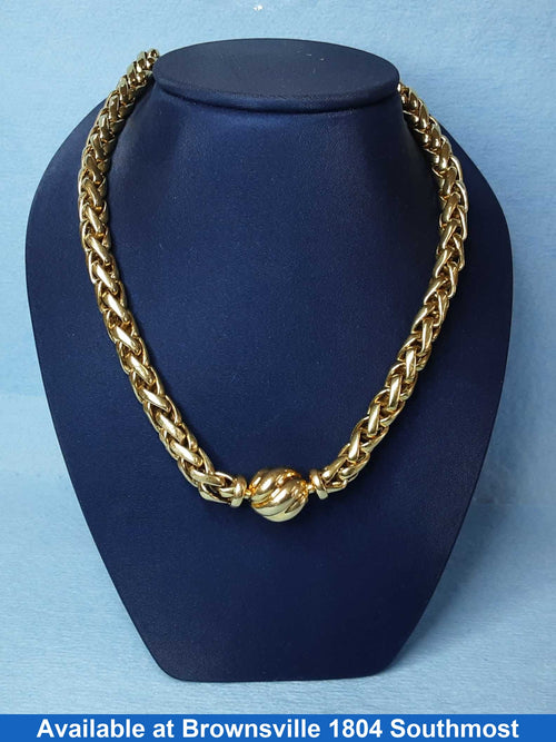 Fox Tail Chain - Yellow Gold 18k (.750) 51.4 grams 18 inch