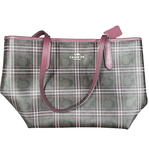 Coach H1923-f80032 Purple Purse / Handbag
