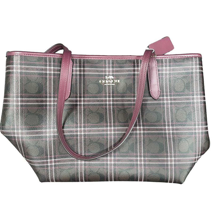 Coach H1923-f80032 Purple Purse / Handbag