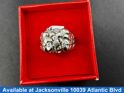 Men's Ring - White Gold 14k (.585) 10.3 grams Size 11