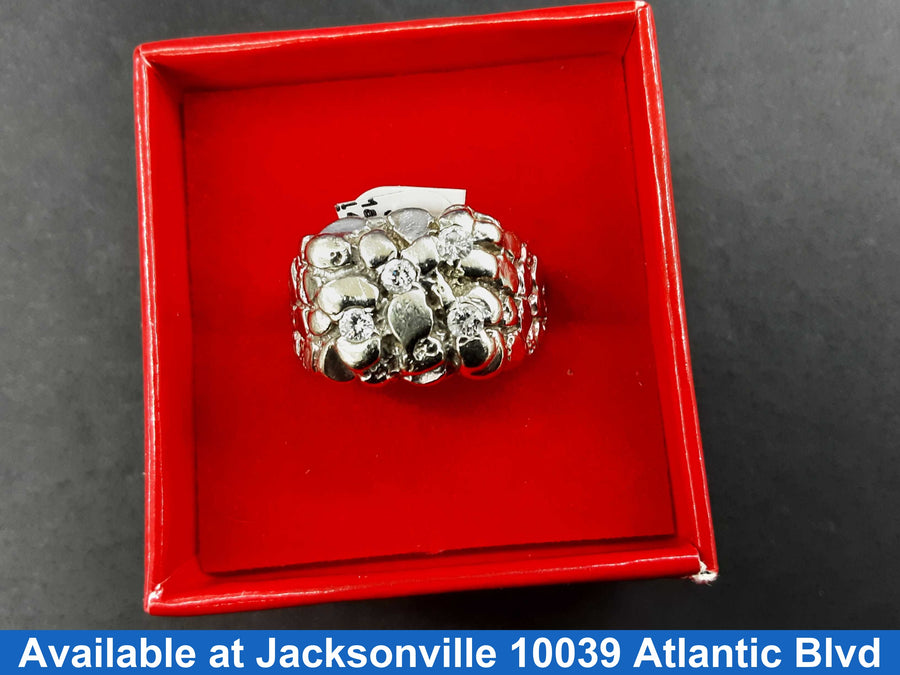 Men's Ring - White Gold 14k (.585) 10.3 grams Size 11