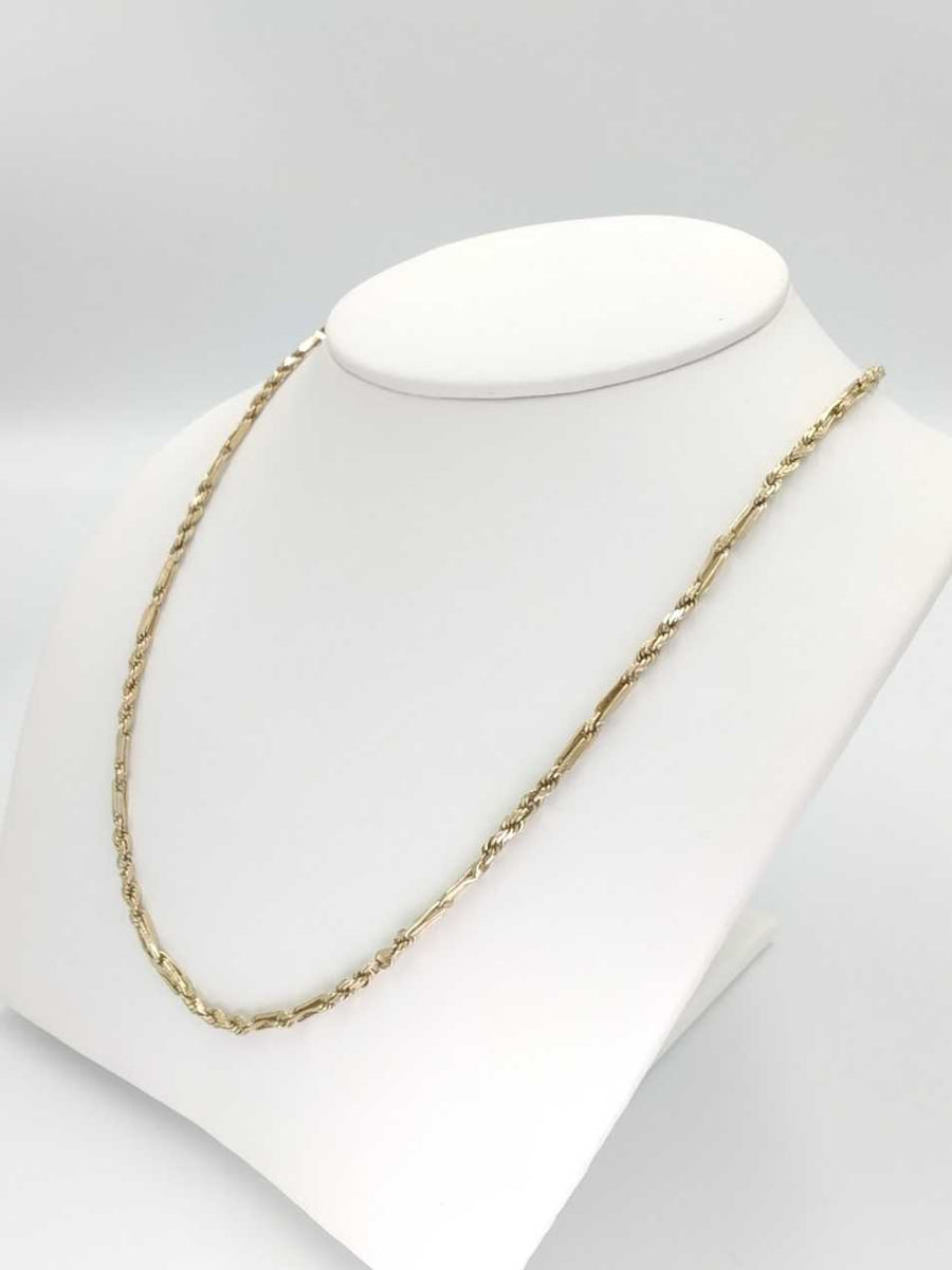 Rope Chain - Yellow Gold 14k (.585) 10.3 grams 19 inch