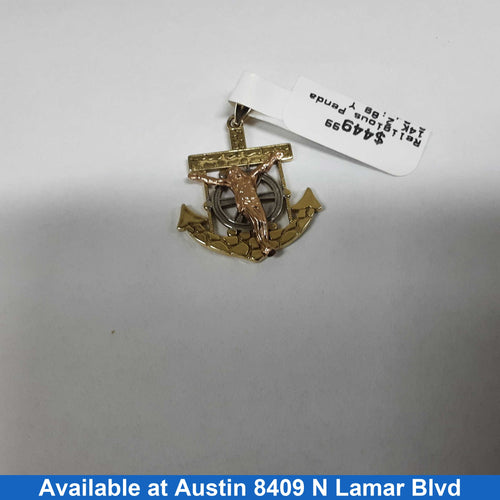 Religious Pendant - Yellow Gold 14k (.585) 2.8 grams