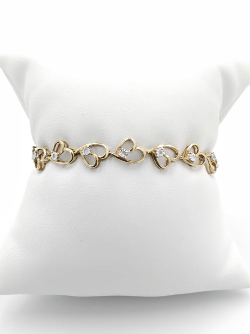 Bracelet - Yellow Gold 10k (.417) 6.9 grams 7 inch