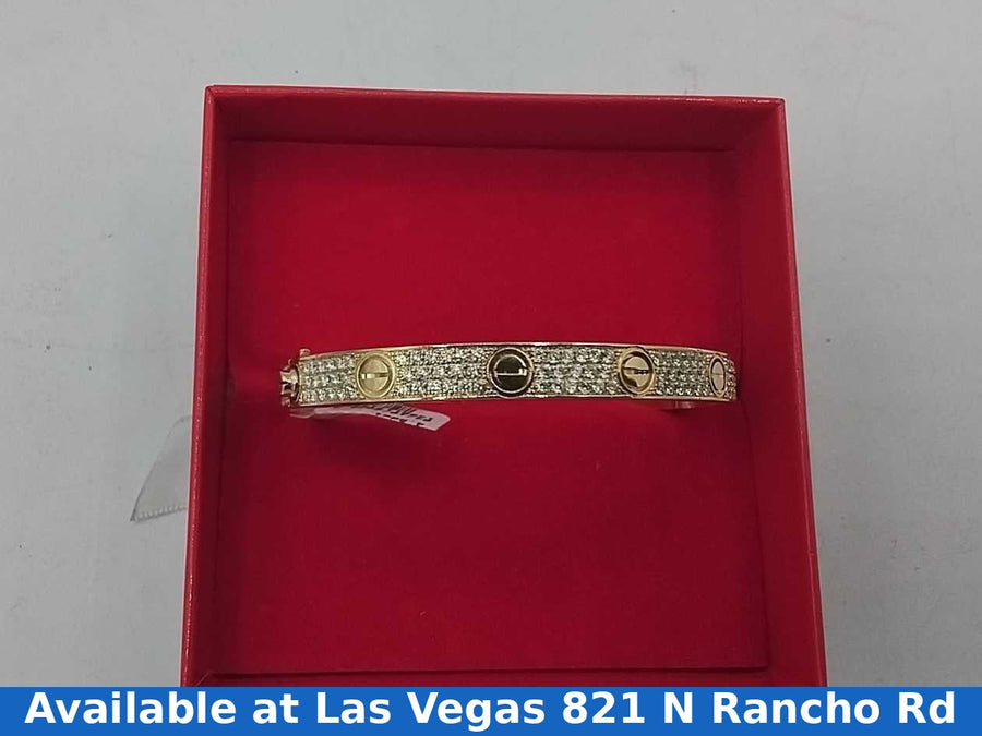 Bangle Bracelet - Yellow Gold 18k (.750) 37.1 grams 8 inch