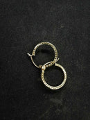 Hoop Earrings - Yellow Gold 14k (.585) 0.9 grams