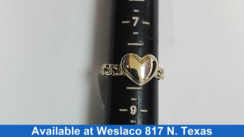 Women's Ring - Yellow Gold 10k (.417) 1.9 grams Size 7