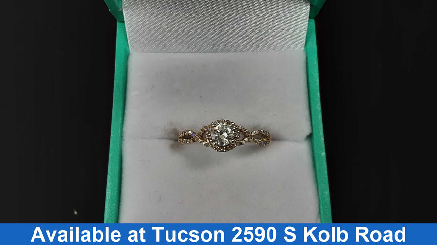 Women's Ring - Yellow Gold 14k (.585) 2 grams Size 6.5