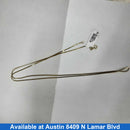 Serpentine Chain - Yellow Gold 14k (.585) 3 grams 22 inch