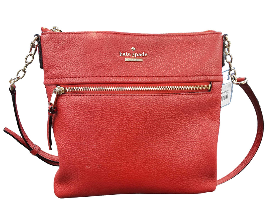 Kate Spade Jackson Cobble Hill Red Purse / Handbag