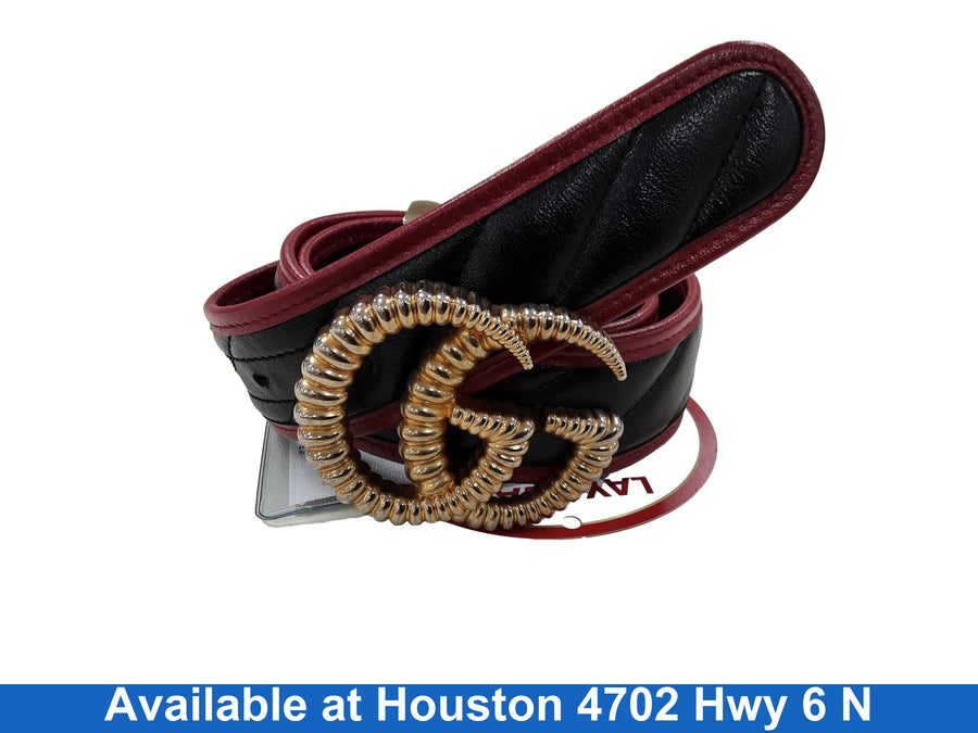 Gucci Azalea Black Belt / Buckle