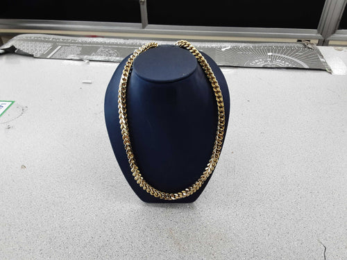 Fox Tail Chain - Yellow Gold 10k (.417) 64.9 grams 24 inch
