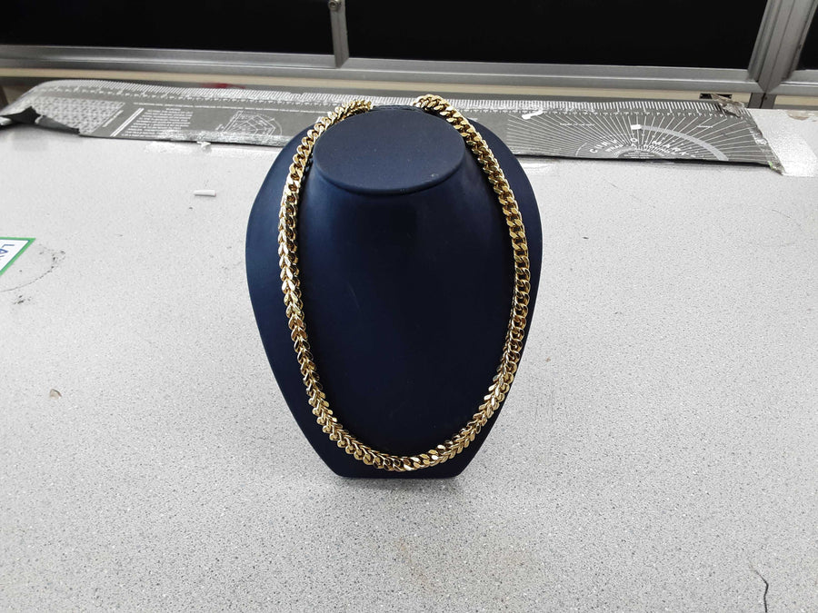 Fox Tail Chain - Yellow Gold 10k (.417) 64.9 grams 24 inch