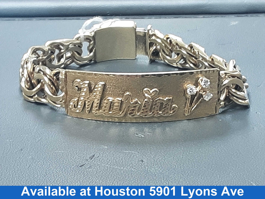 ID Bracelet - Yellow Gold 10k (.417) 40.6 grams 7 inch