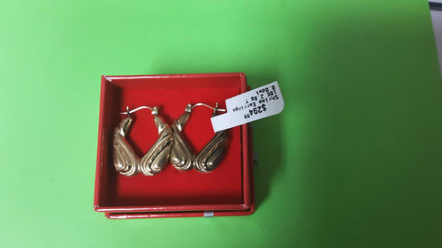 Shrimp Earrings - Yellow Gold 10k (.417) 2.8 grams