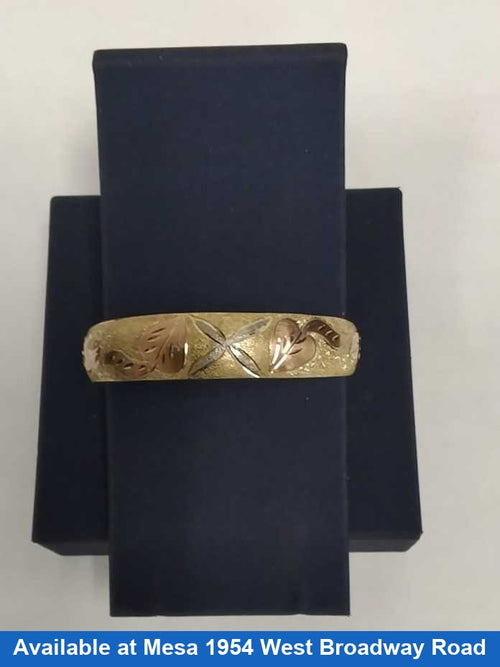Bangle Bracelet - Yellow Gold 10k (.417) 9 grams 8 inch