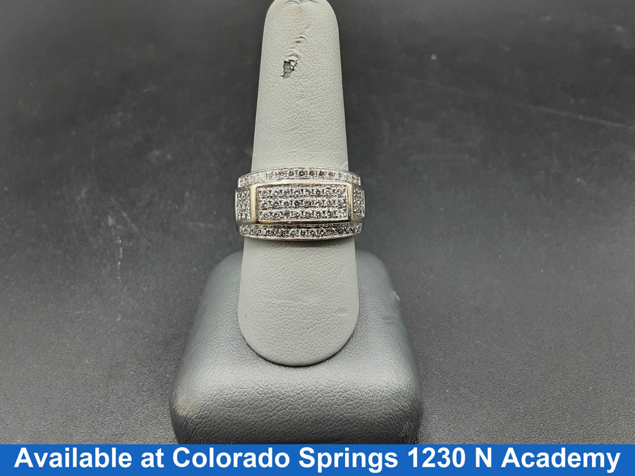 Men's Ring - White Gold 14k (.585) 7.8 grams Size 8.5