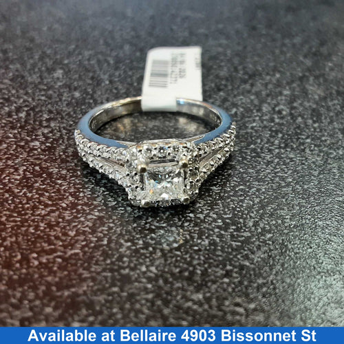 Ring - Wedding Set - White Gold 14k (.585) 4.8 grams Size 8