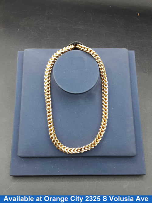 Fox Tail Chain - Yellow Gold 10k (.417) 89.6 grams 40 inch