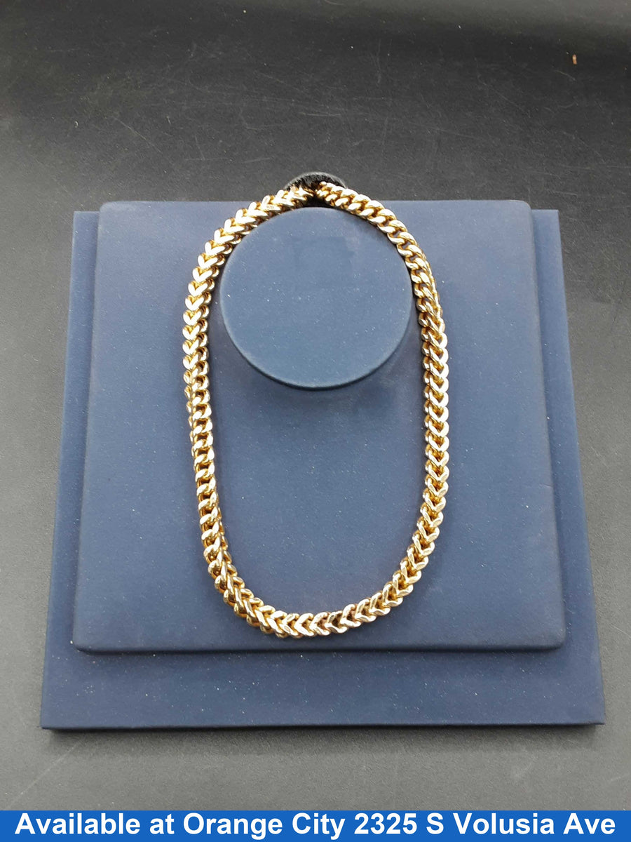 Fox Tail Chain - Yellow Gold 10k (.417) 89.6 grams 40 inch