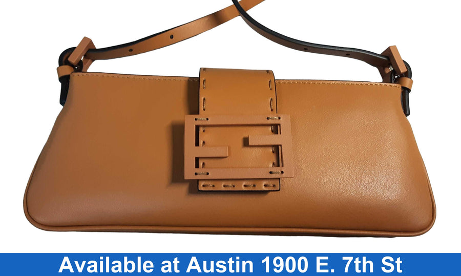 Fendi Baby B. Small Bag Orange Purse / Handbag
