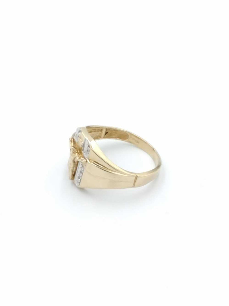 Men's Ring - Yellow Gold 10k (.417) 3.8 grams Size 11